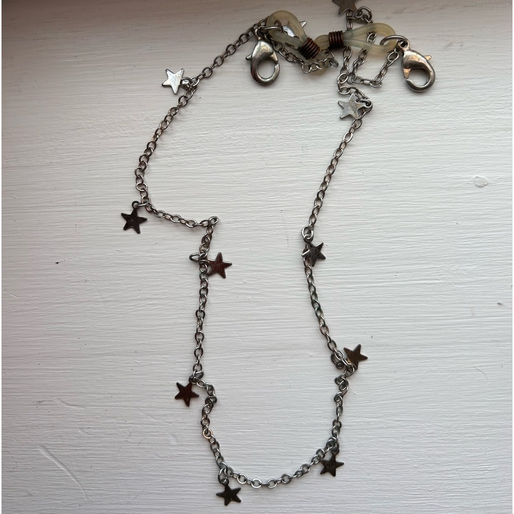 Silver star necklace